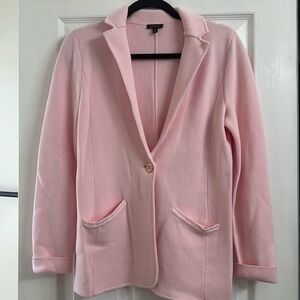 Talbots knit blazer pink size S
